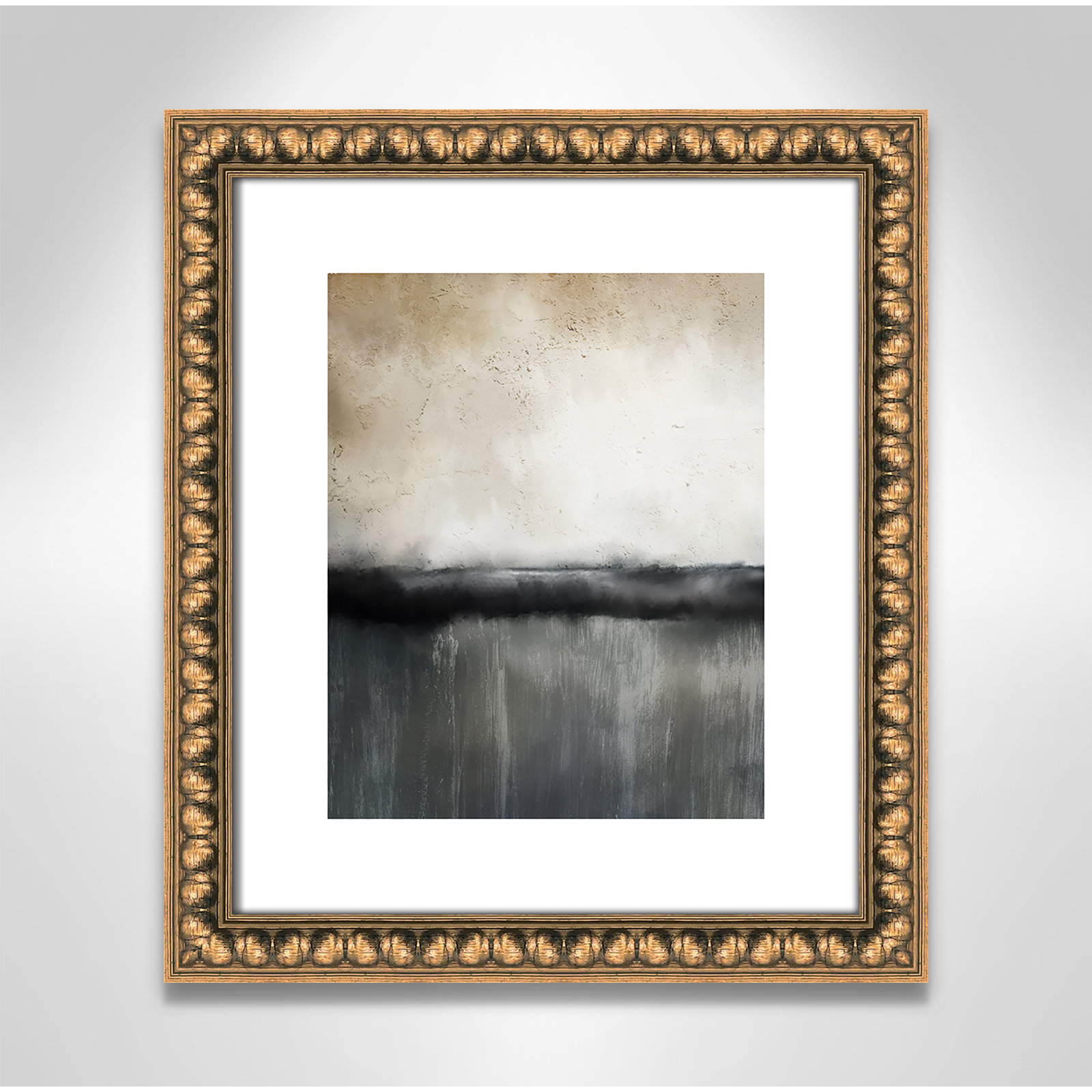 Dorota "Sunset" Print by Kimberly Allen, Picture Framed Paper, 15" H x 13" W, Gold Bead