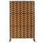 Panneau d'intimité extérieur et intérieur en acier 76 po H x 48 po brun-130909682