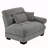 Milano Sofa RSF W/3 pillows - Gray