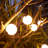 Weatherproof Orb 30 ft. Plug-In Outdoor LED String Lights with 10 Warm White Frosted Globe Bulbs, Dimmable, Commercial-Grade Cord