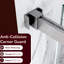 Porte de douche coulissante double de 56 à 60 po de largeur, verre épais de 10 mm, nickel brossé, conception réversible, étanchéité efficace, structure en acier inoxydable, porte lisse H 80 po avec largeur réglable de 60 po, 3/8 po-130221660