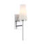 Applique murale 1 lumière Meridian en chrome-919927381