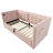 Upholstered Twin Size Daybed, Hydraulic Storage Twin Bed Frame With USB & Type-C Charging, Bed Frame With Wooden Slats And Tufted Sofa Back, Velvet (Without Mattress)-1568251214