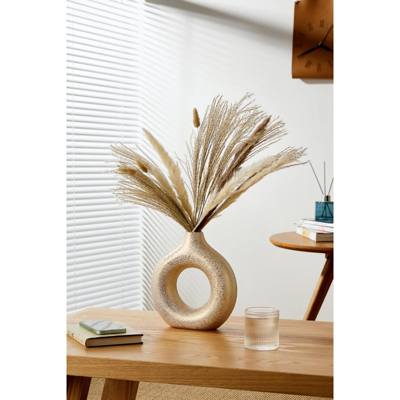 Modern Donut Shaped Decorative Vase