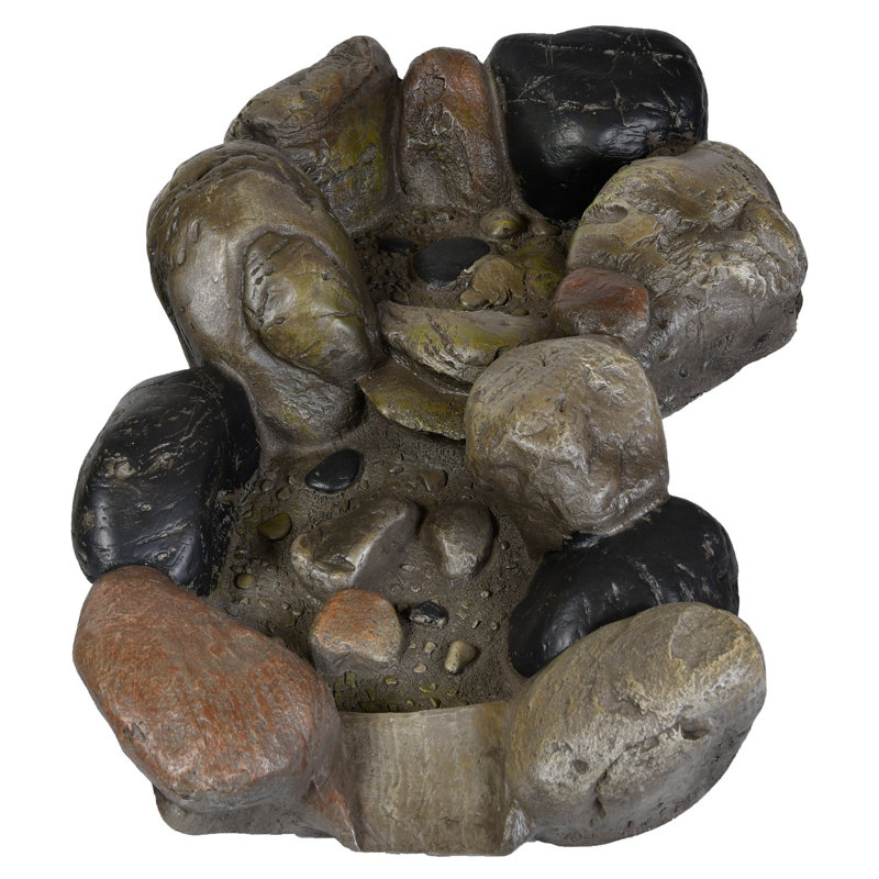 Whitlow Outdoor Weather Resistant Rock Fountain