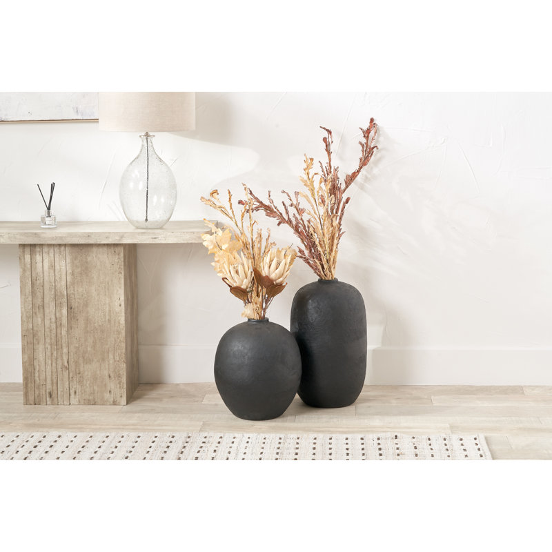 Fiberstone Floor Vase, 41cm H x 36cm W x 36cm D