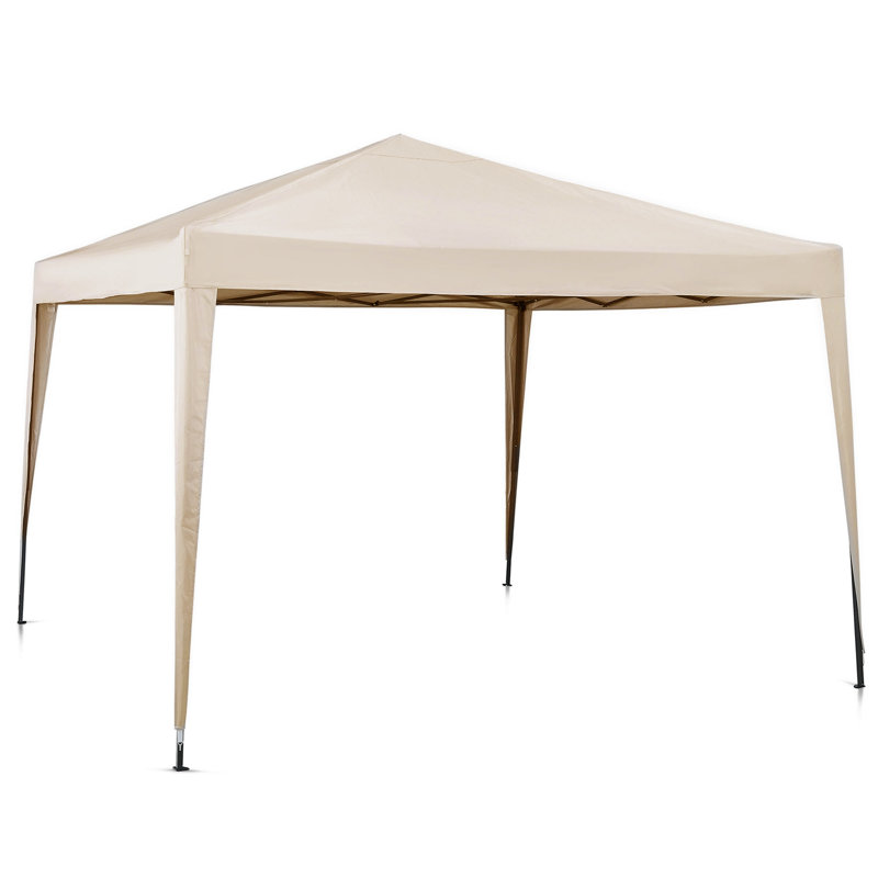 VonHaus Pop Up Gazebo 3 x 3m, Ivory