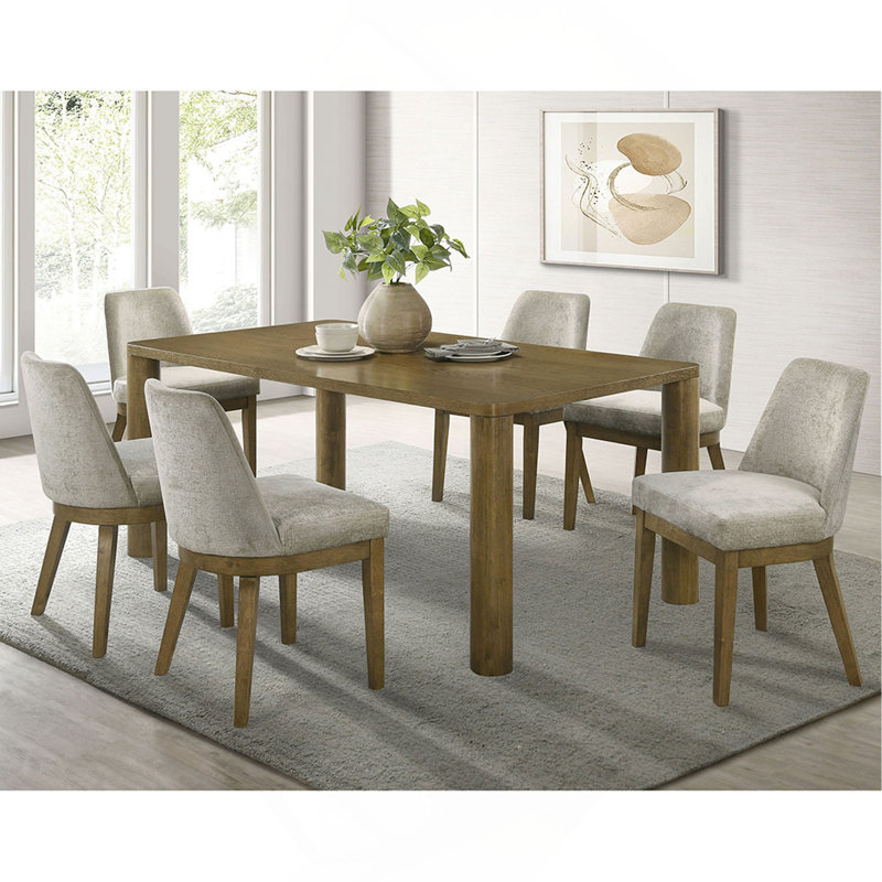 Chaise d'appoint rembourrée (ensemble de 2)