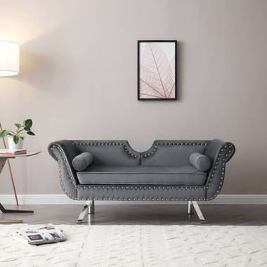 Kartell Foliage Sofa Velvet Taupe Structure: White