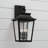 1-Light Outdoor Tapered Wall Lantern with Ripple Glass-100662225-100662223