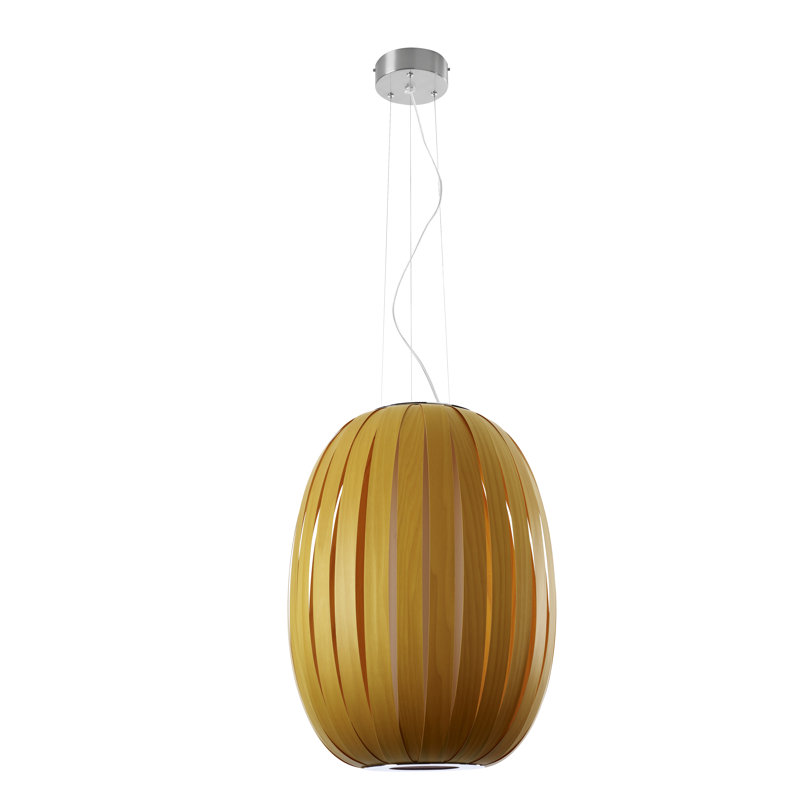 Pod 1 - Light Pendant, 24" H x 20.8" W x 20.8" D, E26 Base, Yellow
