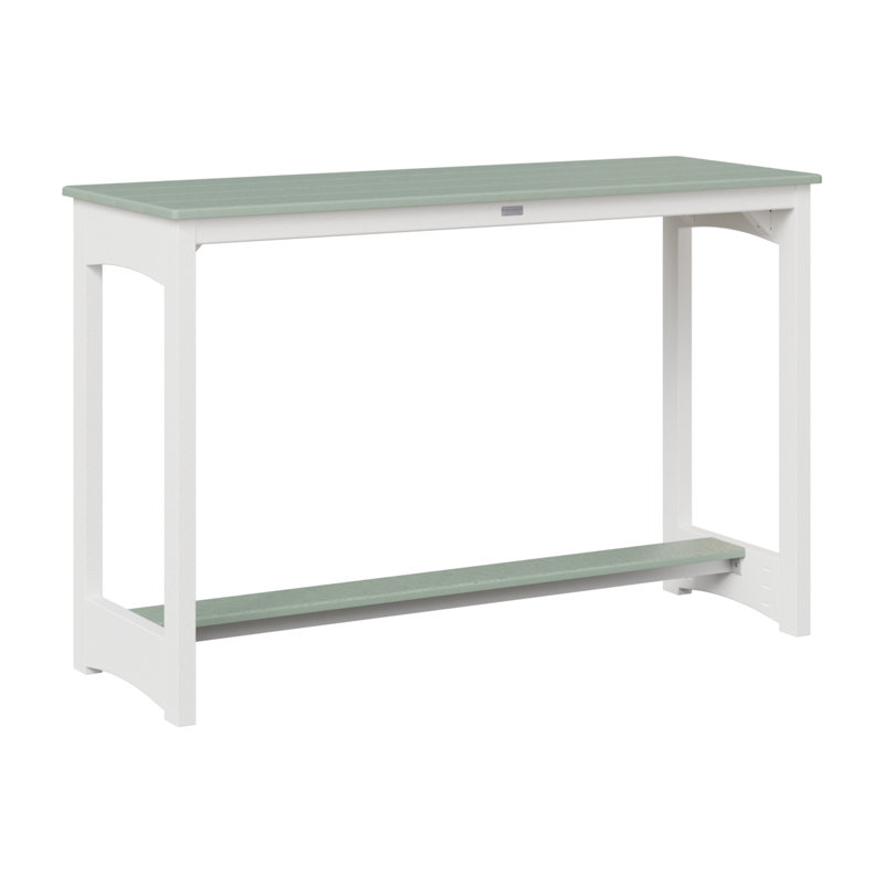 Table de bar Berlin Gardens, Écume de mer, écume de mer, H 38,5 po x l 60 po x P 22 po