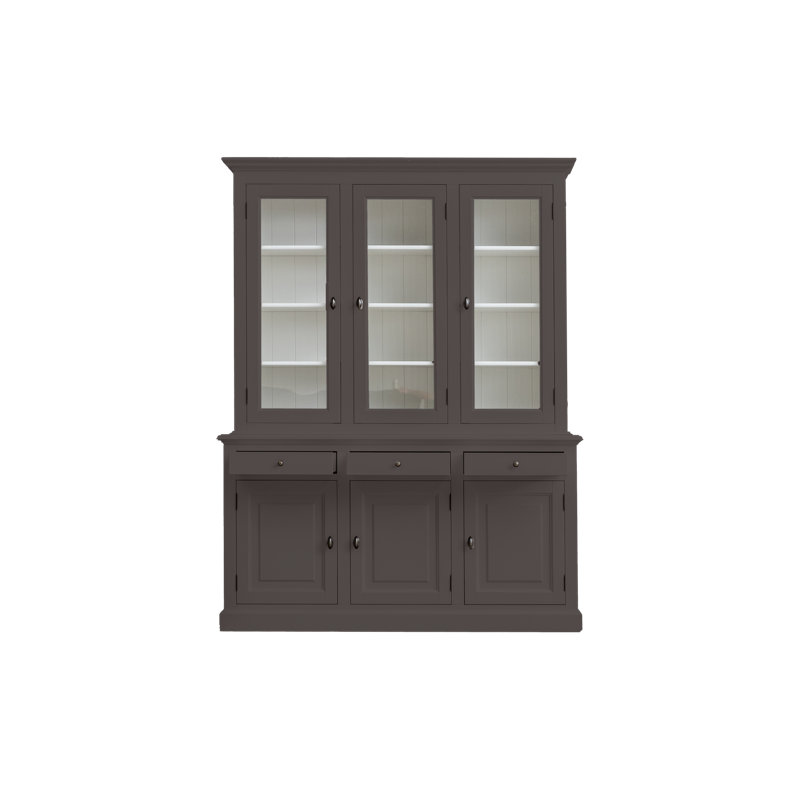 Torrens Display Cabinet, Beige Grey/White