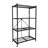 35.63'' W Steel Shelving Unit with Wheels
