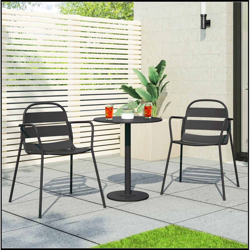 Charming Outdoor Bistro Set For Relaxing And Stylish Backyard