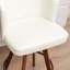 Tabouret de comptoir pivotant rembourré avec structure en bois Devault-131579711-131579707