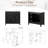 36'' Single Bathroom Vanity with Ceramic Top-1017924759