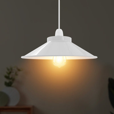 8.5cm H Metal Cone Lamp Shade ( Screw On )