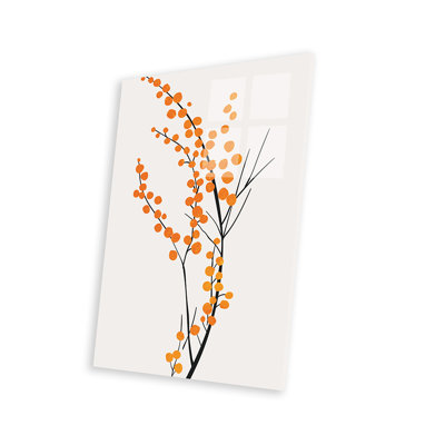 Wild Berries - Orange par Kubistika - impression non encadrée