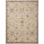 Tapis en polypropylène tissé à la machine en ivoire de style oriental féerique-1060901166