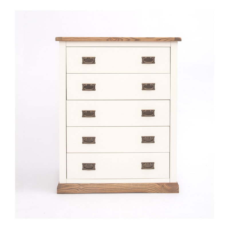 Able 90cm W 5 - Drawer Chest of Drawers