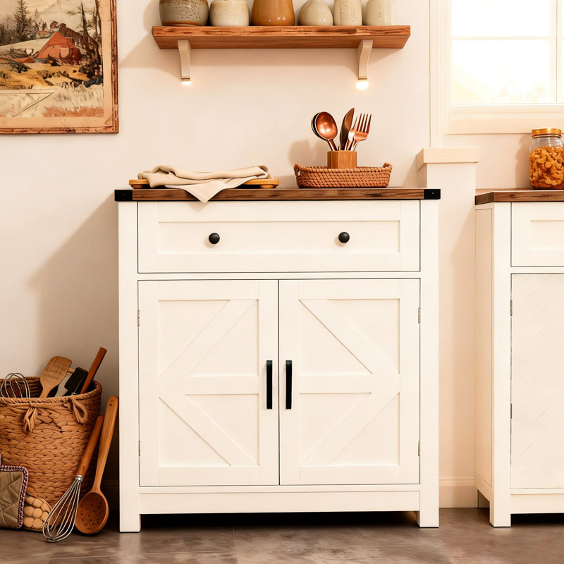 Buffet moderne, porte de grange, tiroir, salon, balcon, vestibule, cuisine, rangement spacieux