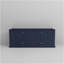 Meuble-lavabo double bleu marine