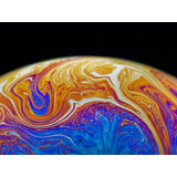 Soap Bubble Close Up Print by Philippe Monthoux