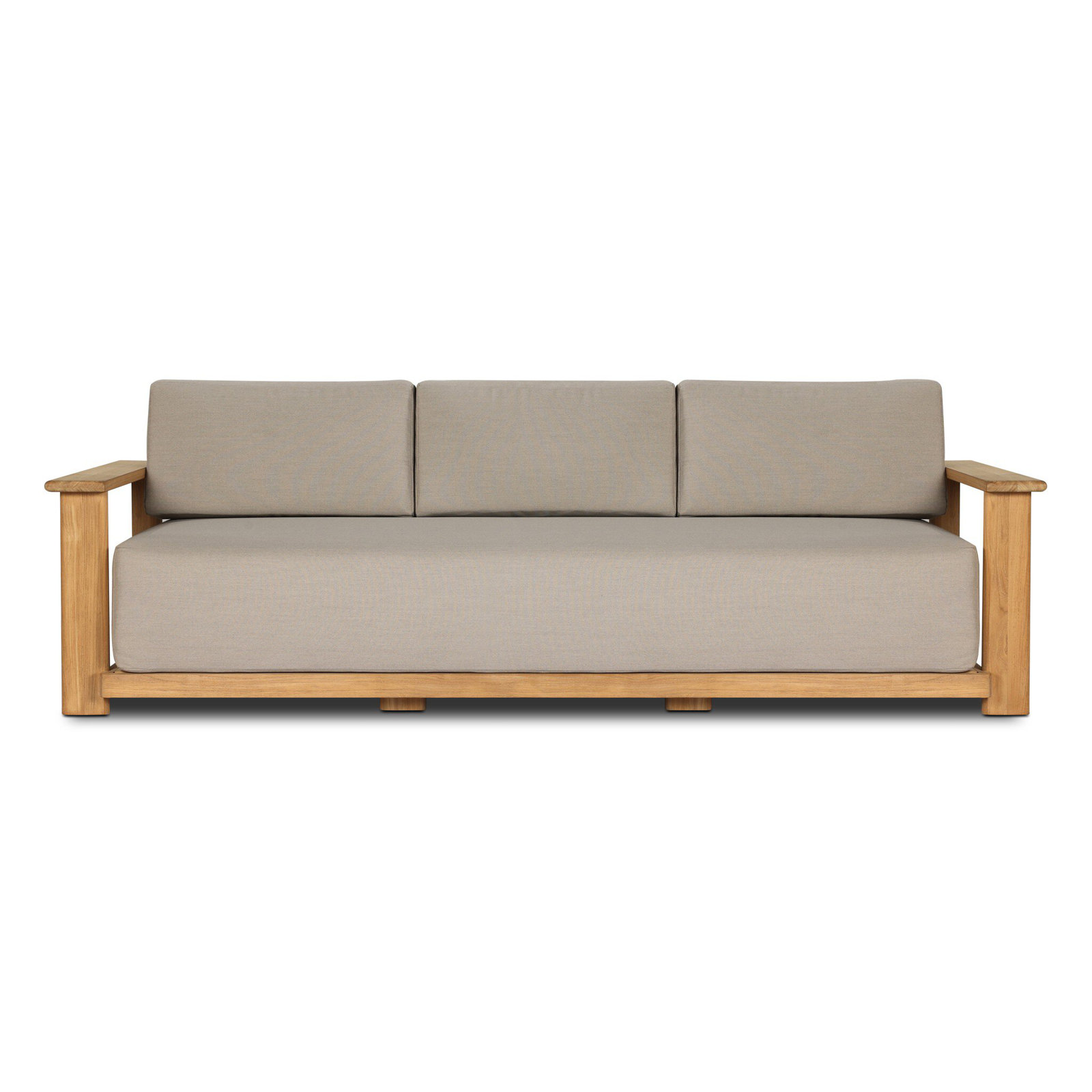 Julie 98" Teak Wood Patio Sofa