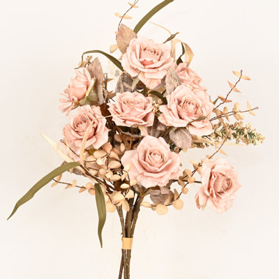 Arrangement floral de marguerite artificielle de ferme de 22 po pour remplissage de vase, longues branches de tige en fausse feuille de fleurs pour la maison