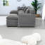 Canapés modulaires confortables, canapé surdimensionné en U en chenille pour la maison