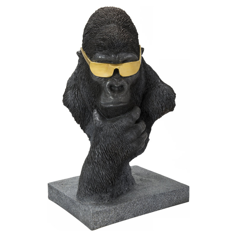 Gorilla Head with Glasses