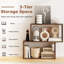 70cm H x 80cm W Geometric Bookcase-1310889296