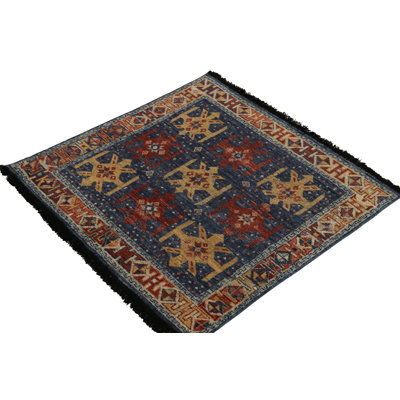 Burano Hand Knotted Wool Geometric Area Rug