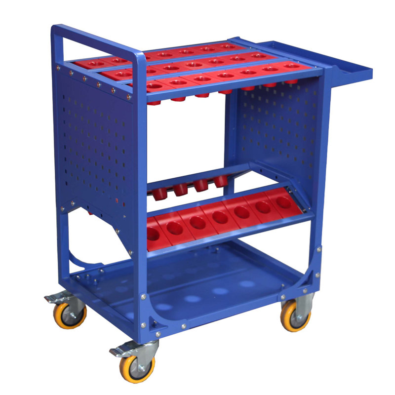 Chariot à outils 40 Porte-outils conique Chariot à outils CAT40 Chariot à outils BT40 Chariots de service Chariot de service de machine-outil à commande numérique (capacité CAT40 35)
