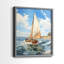 NAUTICAL Series CECXLV - Impression encadrée de qualité supérieure - Prêt à être accroché - Aucun clou requis-1092767514-1092767512