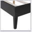 Structure de lit en rotin et bois avec lampes-637846692