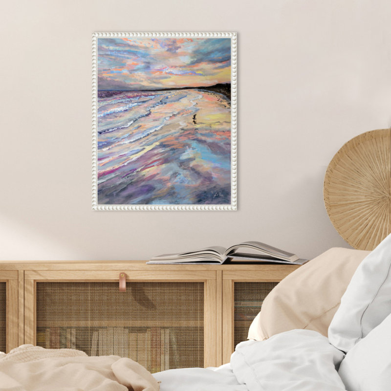 «Sunset Seashore» par Jeanette Vertentes, H 20 po x l 16 po x P 2 po
