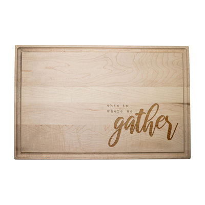 Where We Gather Cutting Board
