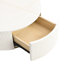 Table basse gigogne blanche avec tiroir-830268044-830268045