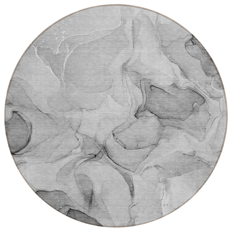 Tapis d'intérieur rond 8 po