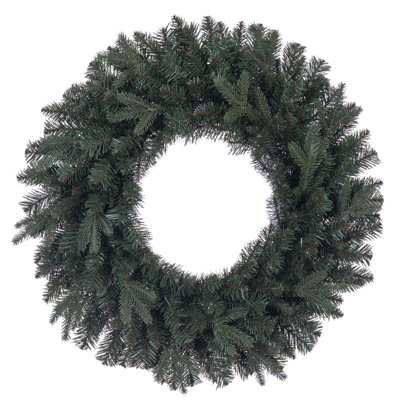  Couronne artificielle 26 po non fabriquée en sapin du Colorado avec 286 pointes réalistes en PE / PVC