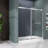 69-72" W x 76" H Double Sliding Frameless Shower Door with 5/16 in. Tempered Glass-101838249