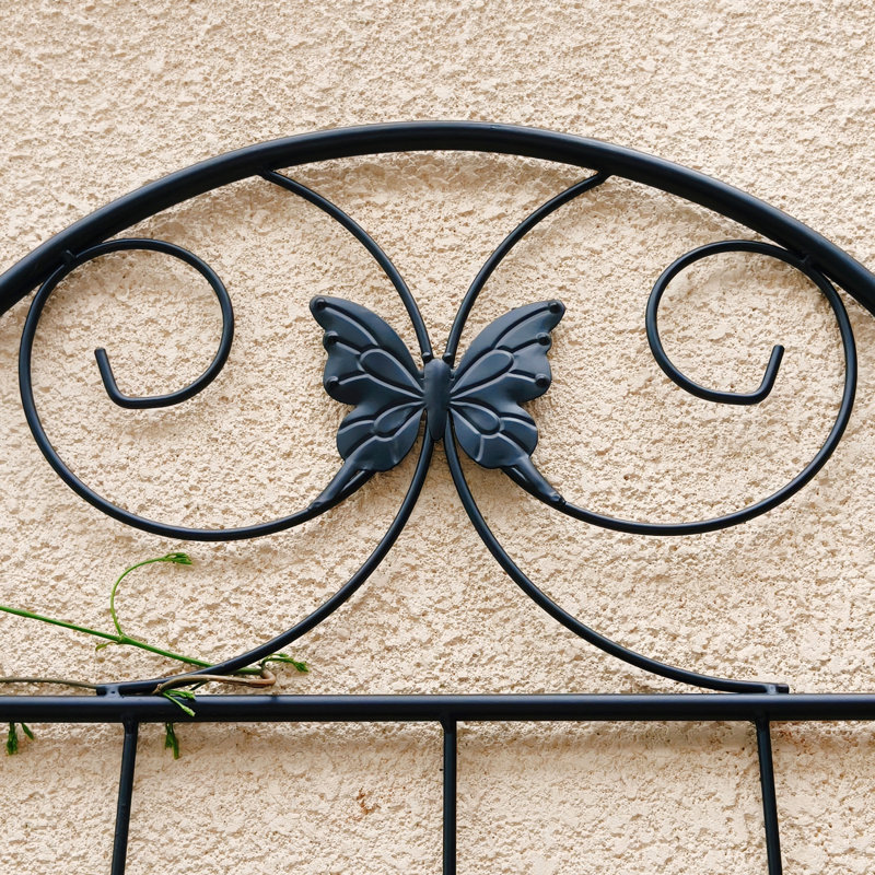 Treillis de jardin en métal antirouille pour plantes grimpantes