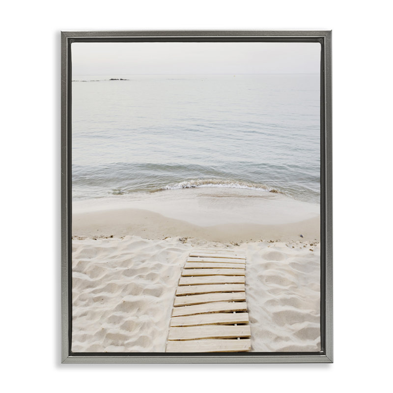 Cadre flottant pour planches Beachy, Cadre flottant gris lustré, H 21 po x l 17 po
