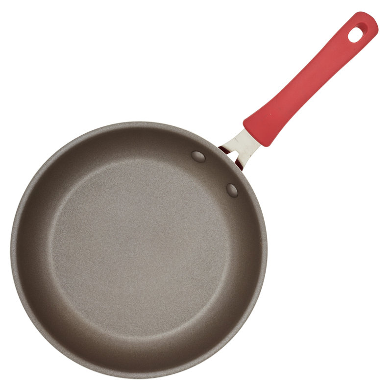 Rachael Ray Cook + Create Aluminum Nonstick Cookware Set, 11-Piece, Red