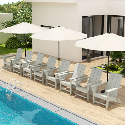 Ensemble de chaises Adirondack pliables Joubert