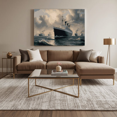 Art sur toile beige