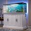 Armoire décorative, armoire de rangement, support d'aquarium avec prise de courant