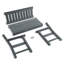 Banc d'extérieur, banc de jardin pour 2 personnes, banc de patio en bois-129972258